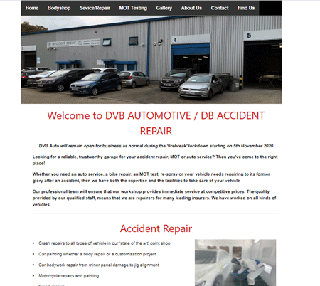 a1webcraft tesimonial DVB Automotive