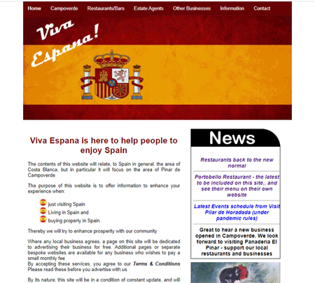 A1webcraft testimonial Viva espana